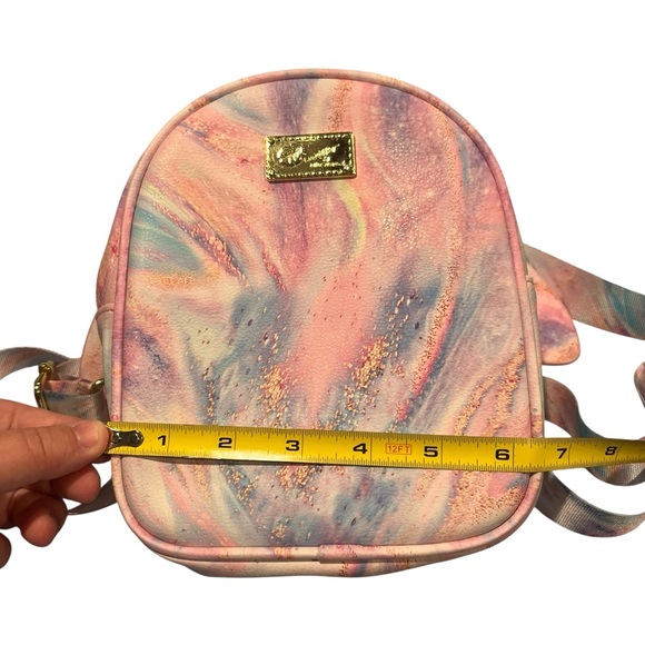 Betsy Johnson Pastel Pink Blue Small‎ Butterfly Wings Backpack Bag Fairy Wings - Picture 10 of 10